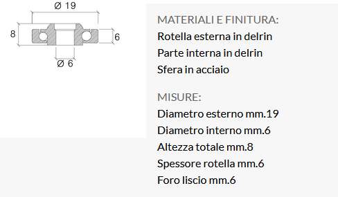 ROTELLA SF/ACC 19X6X8  2PZ