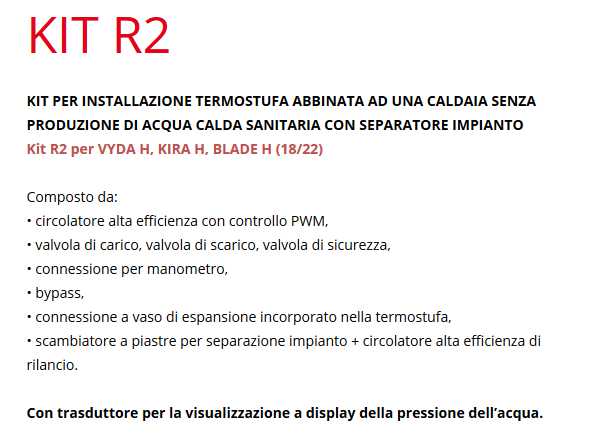 KIT R2 SENZA ACS + SEP IMP
