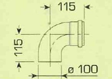 CURVA COASS. 90? X UNIQA  