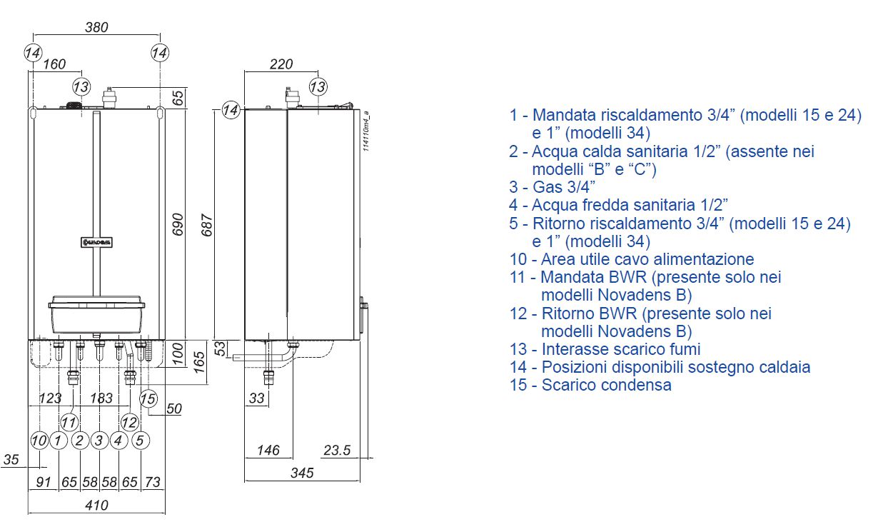 CALDAIA NOVADENS 24K      