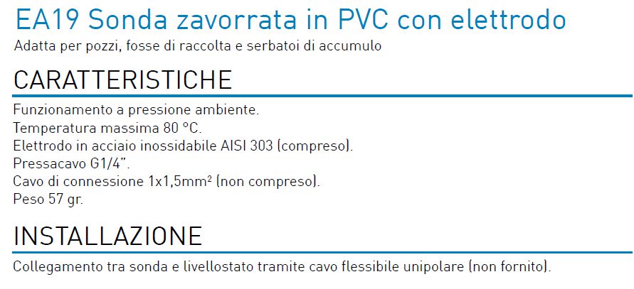 SONDA ZAVORR PVC C/ELE 80?