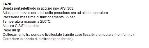 SONDA P/ELET INOX 35B 250?