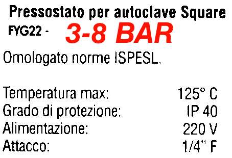 PRESSOST AUTOCL 3-12B 1/4F