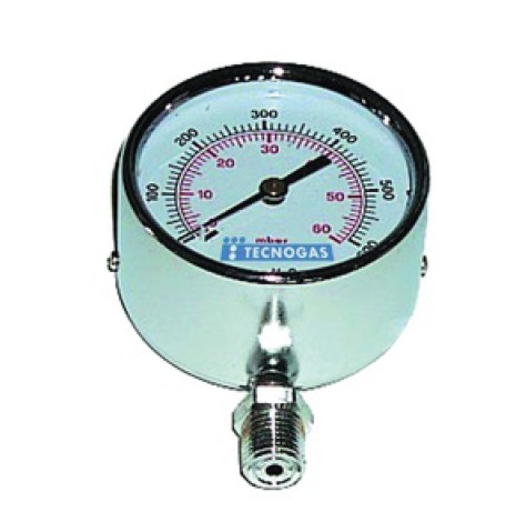MANOM GAS diametro 80 3/8 0-600MBA