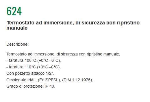 TERMOST AD IMM.100?C INAIL