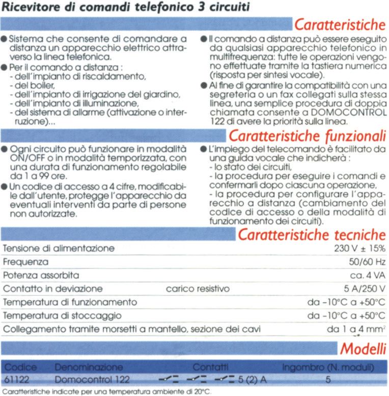 COMANDO DISTANZA TEL 3 USC