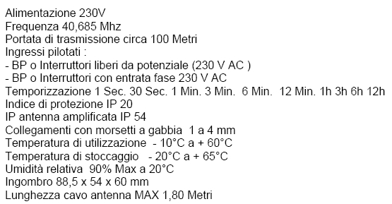 TRASMETTIT MOD 2CH C/ANTEN