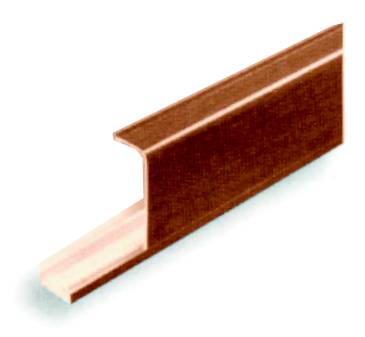 CANALINA 2m BAT40x100 NOCE