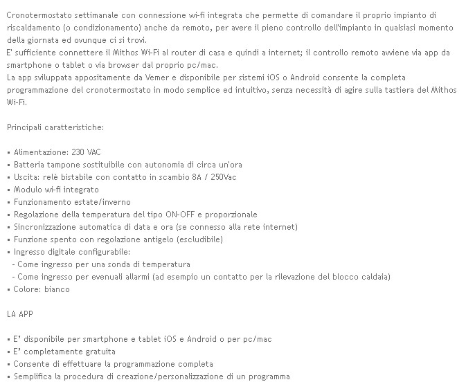 CRONTERM. MITHOS WI-FI BIA