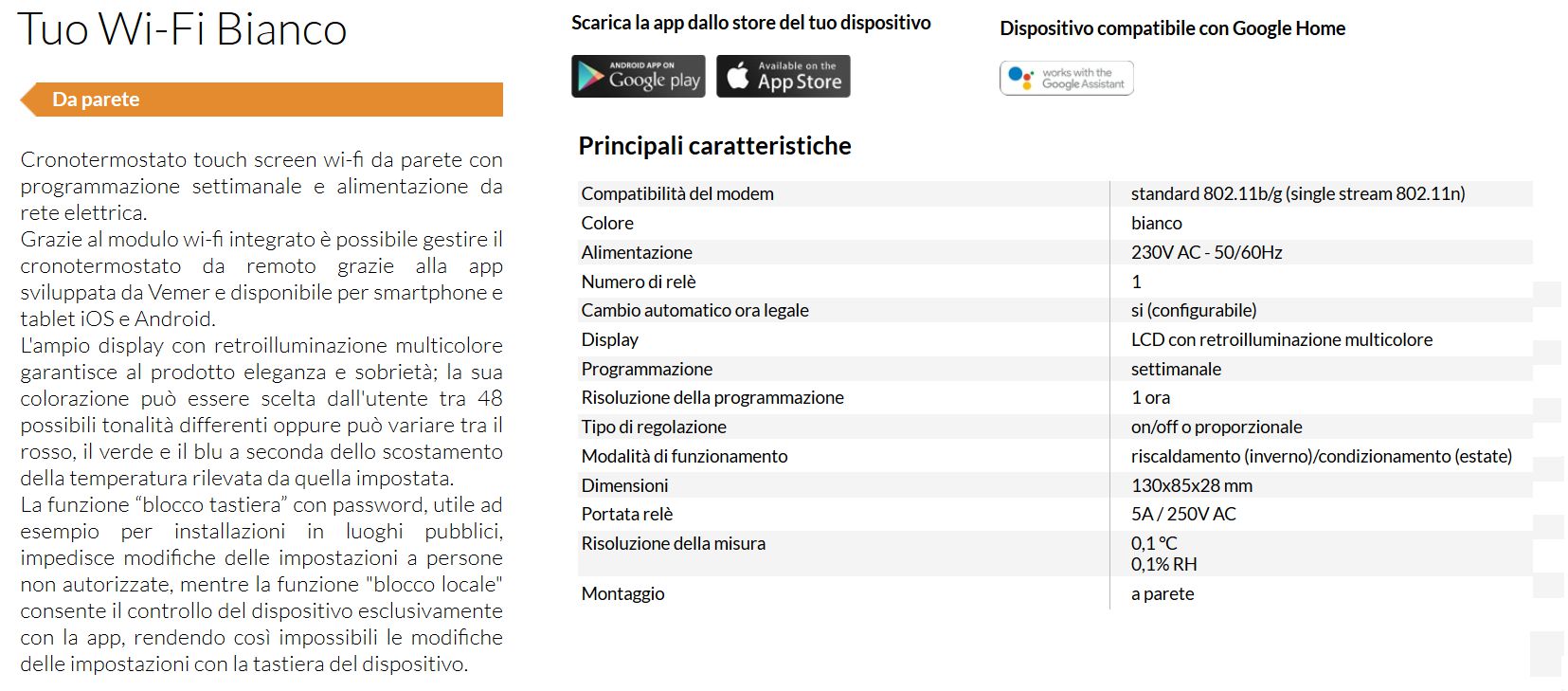 CRON. TUO WI-FI TOUCH 230V