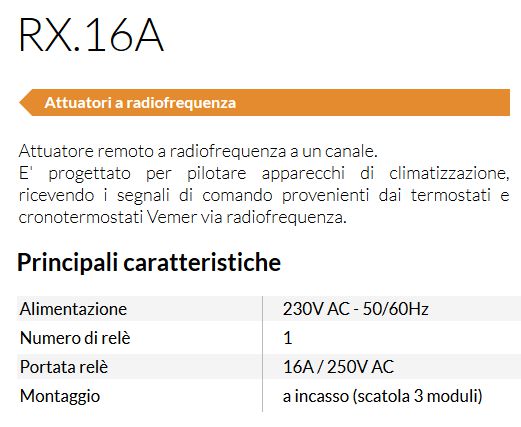 ATTUAT A RADIOFREQ RX.16A 