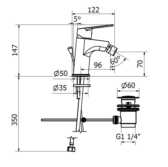 MIX BIDET SONIC TEOREMA   