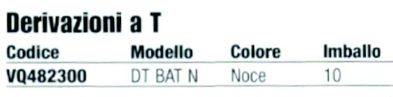 DERIVAZIONE A T BAT   NOCE