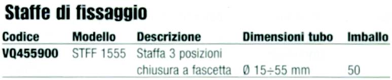 STAFFA DI FISSAG STFF 1555