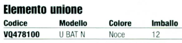 ELEMENTO UNIONE       NOCE