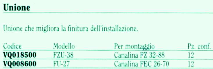 MANICOTTO D UNIONE FZU-38 