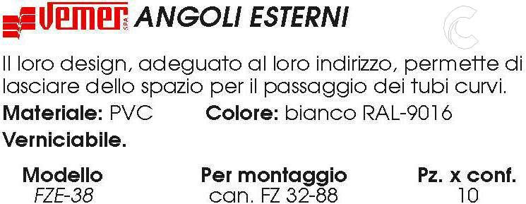 ANGOLO ESTERNO     FZE-38 