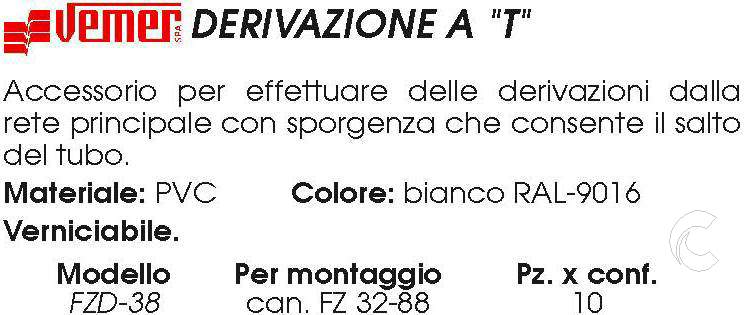 DERIVAZIONE T      FZD-38 
