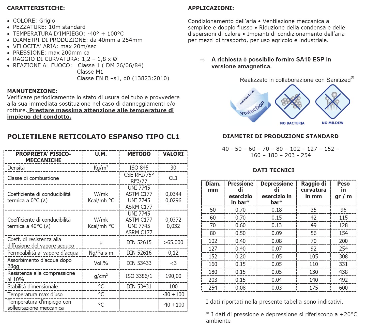 TUBO FLESS COND. diametro 160 10MT