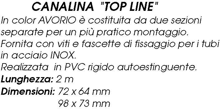 CANALINA  2 m         T-72