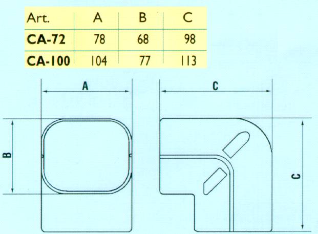 CURVA AD ANGOLO 90?  CA-72