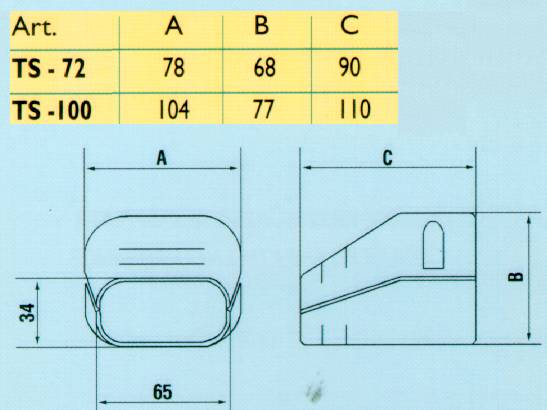 TERMINALE USC TUBI   TS-72