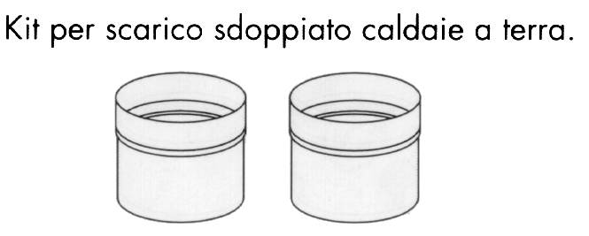 KIT SCARICO SDOPP CALD TER