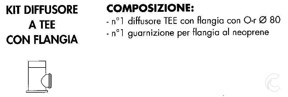 TEE CON FLANG.SDOP BOLLIT 