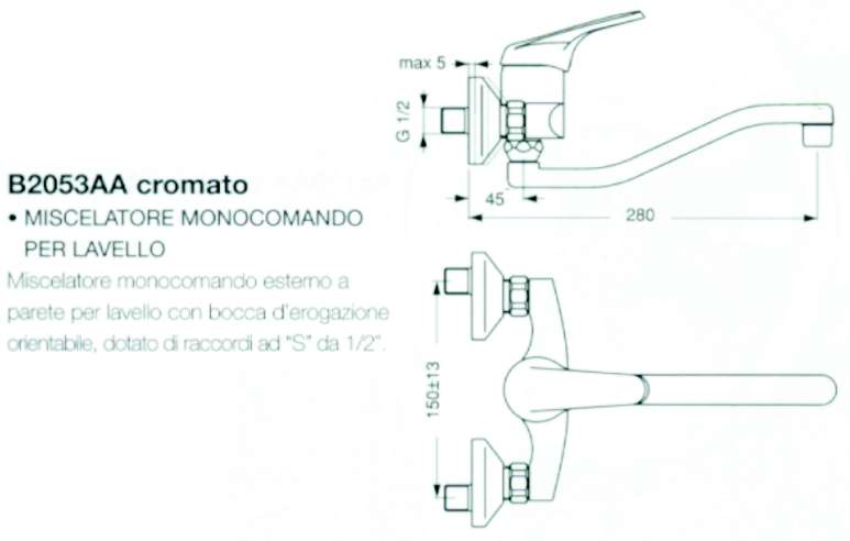 MIX LAVABO JOY CROMO      