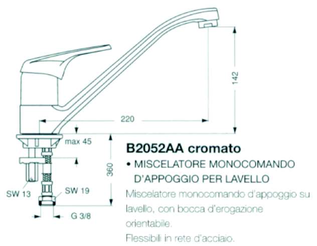 MIX BIDET  JOY CROMO      