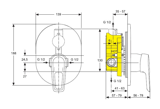 BIDET  TERRA UNIV.I.LIFE B