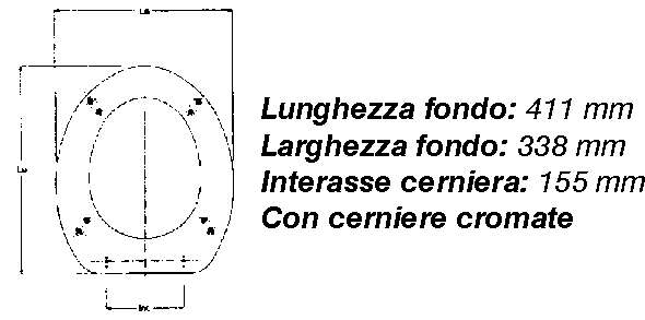 SEDILE CLODIA      BIANCO 