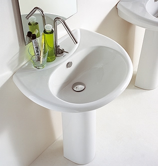 LAVABO cm 64 HOLA BIANCO  