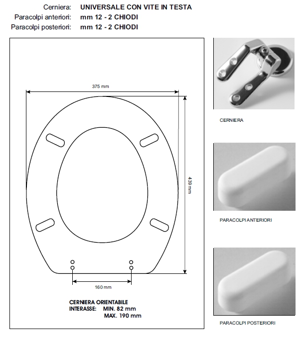 SEDILE HOLA ALTHEA BIANCO 