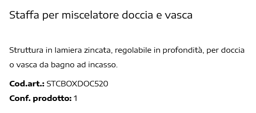 STAFFA LAM X MIX DOC/VASCA