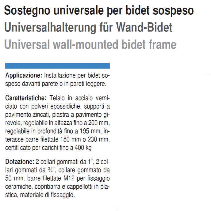 SOST DIVINA DUO+ BIDET SOS