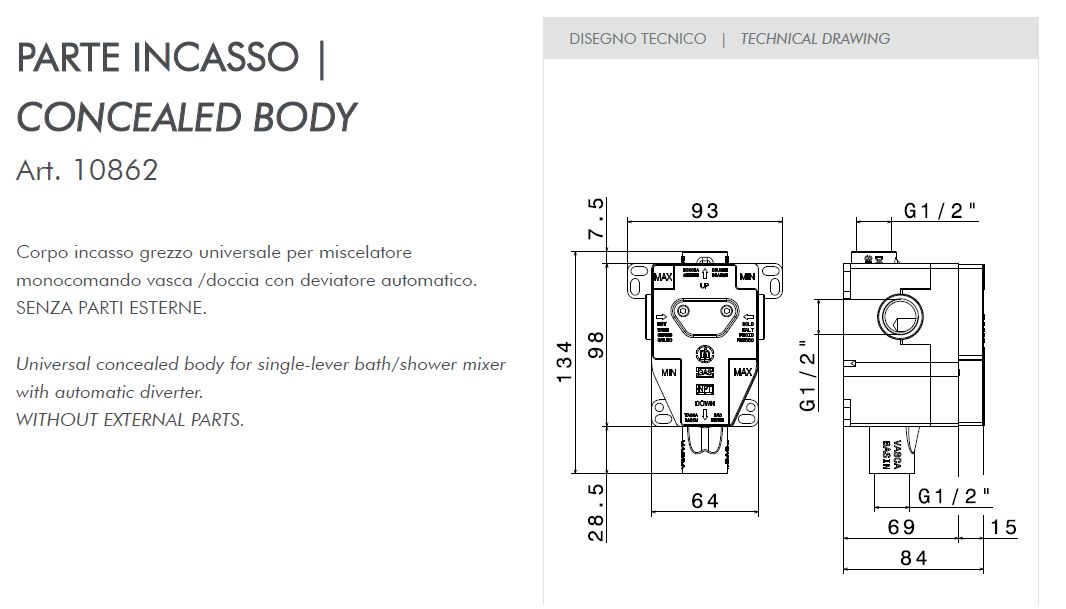 CORPO INCAS.DOCCIA C/DEV. 