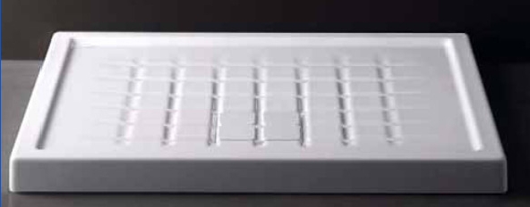 PIATTO TWIST 90X90 BIA/EUR