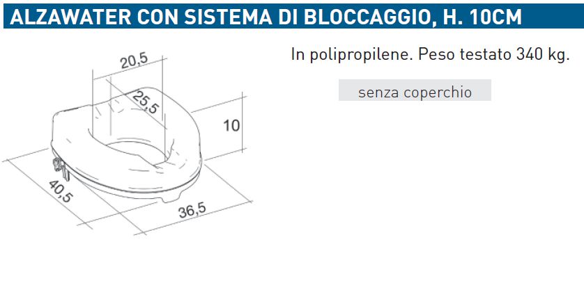 SEDILE-RIALZO cm10 C/BLOCC
