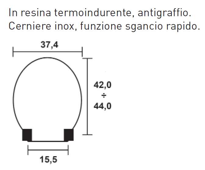 SEDILE STAR TERMOI CER/INX