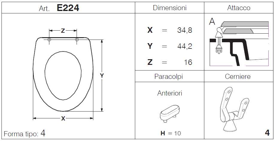 SEDILE PERLA NEW MDF BIANC