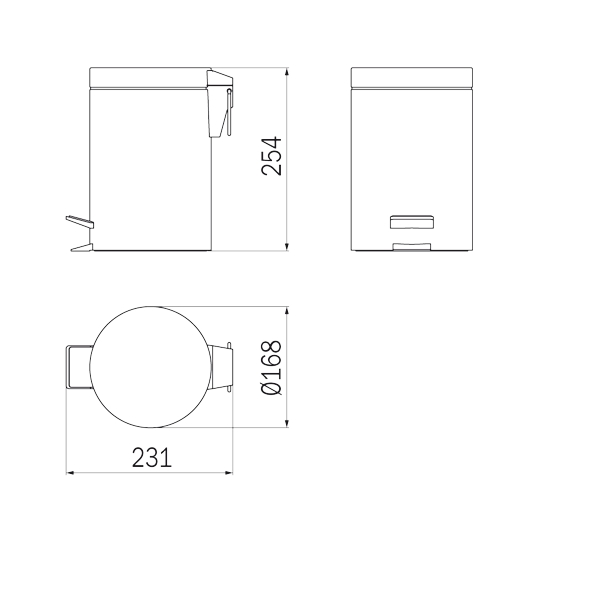 CESTINO GETTAC.3L PEDALE  