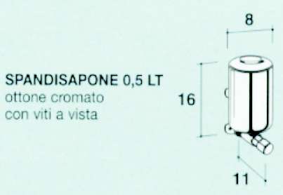 SPANDI SAPONE A PULSANTE  