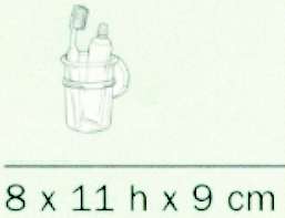 P.BICCHIERE COLORELLA CROM