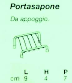 PORTA SAPONE APPOGGIO BIAN