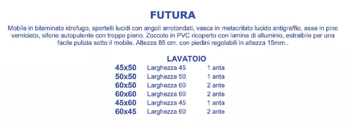 MOBILE LAVATOIO 45X50  BIA