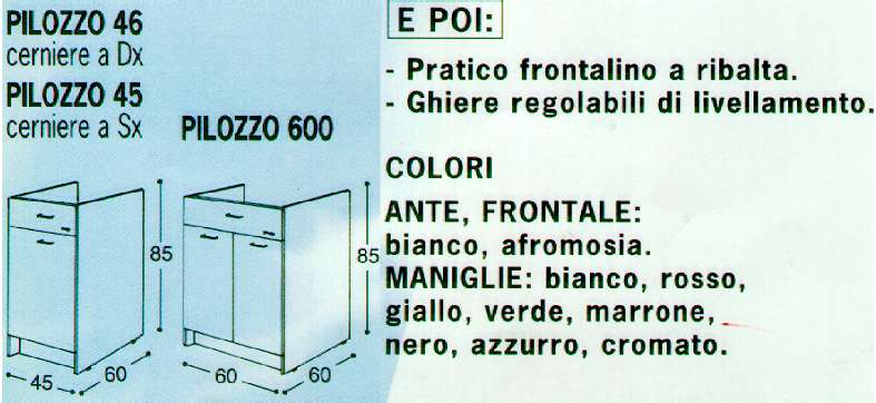 PILOZZO LAVATOIO PERU 45cm