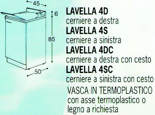 MOBIL.LAVAT.45X50 DX S/CES