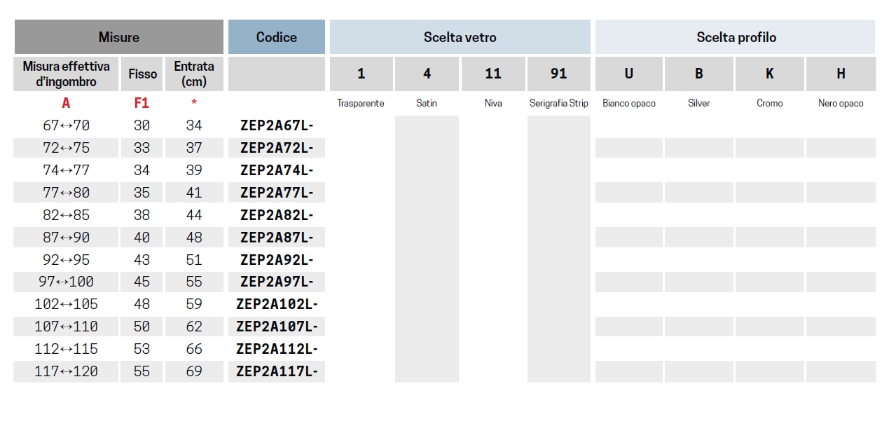 ZEPHYROS 2.0 LATO 67-70 TR