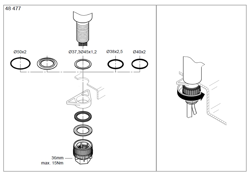 SET FISSAGGIO RAPIDO GROHE
